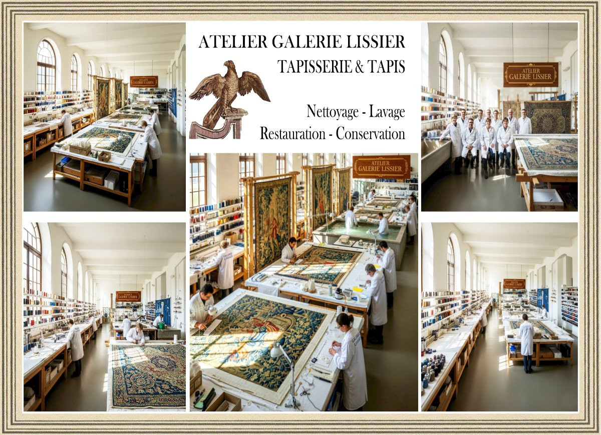 Aubusson Tapestry - Atelier Pintons Frers - Elie Grekoff, Poissons Oranges - N° 1469-photo-6