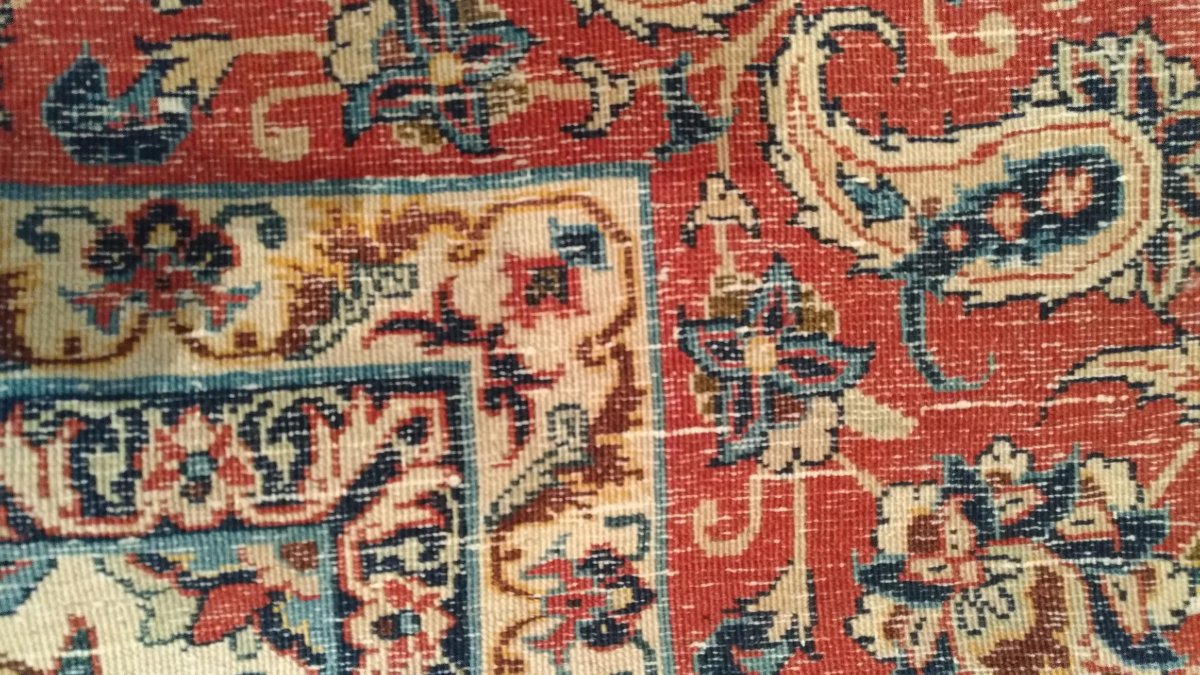Important Isfahan Rug  Reference: N° 1018 Origin: Isfahan (isfahan), Iran-photo-7