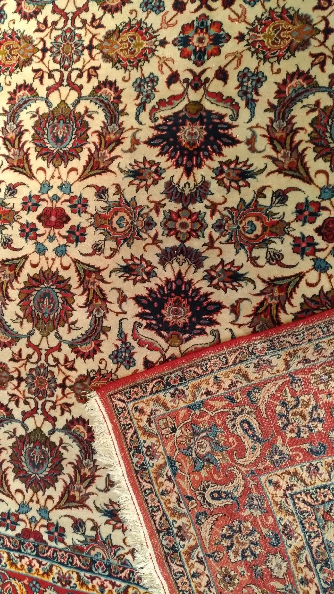 Important Isfahan Rug  Reference: N° 1018 Origin: Isfahan (isfahan), Iran-photo-8