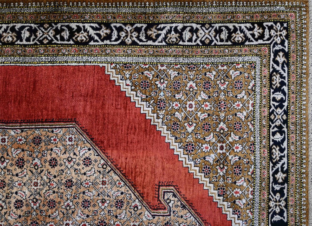 Ghoum Silk Carpet, Shah Period, Circa 1970 - N° 1667-photo-3