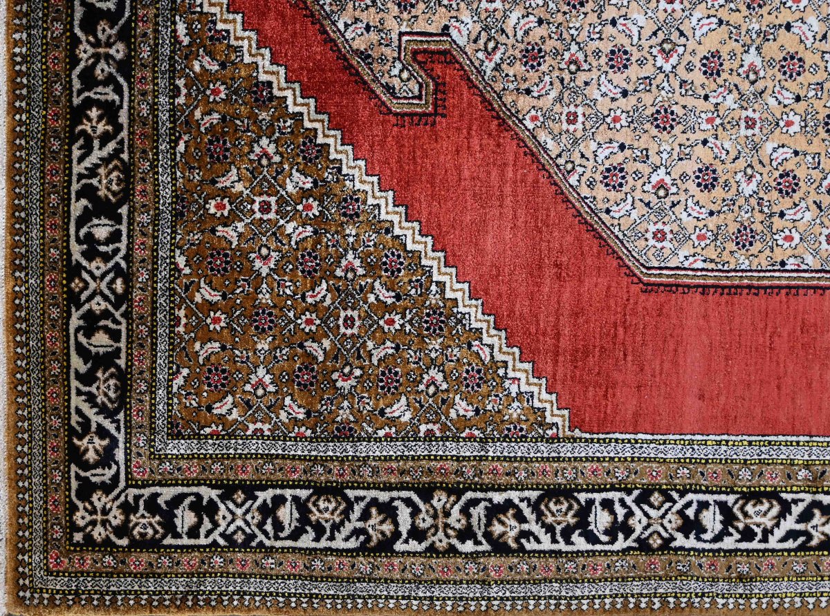 Ghoum Silk Carpet, Shah Period, Circa 1970 - N° 1667-photo-4