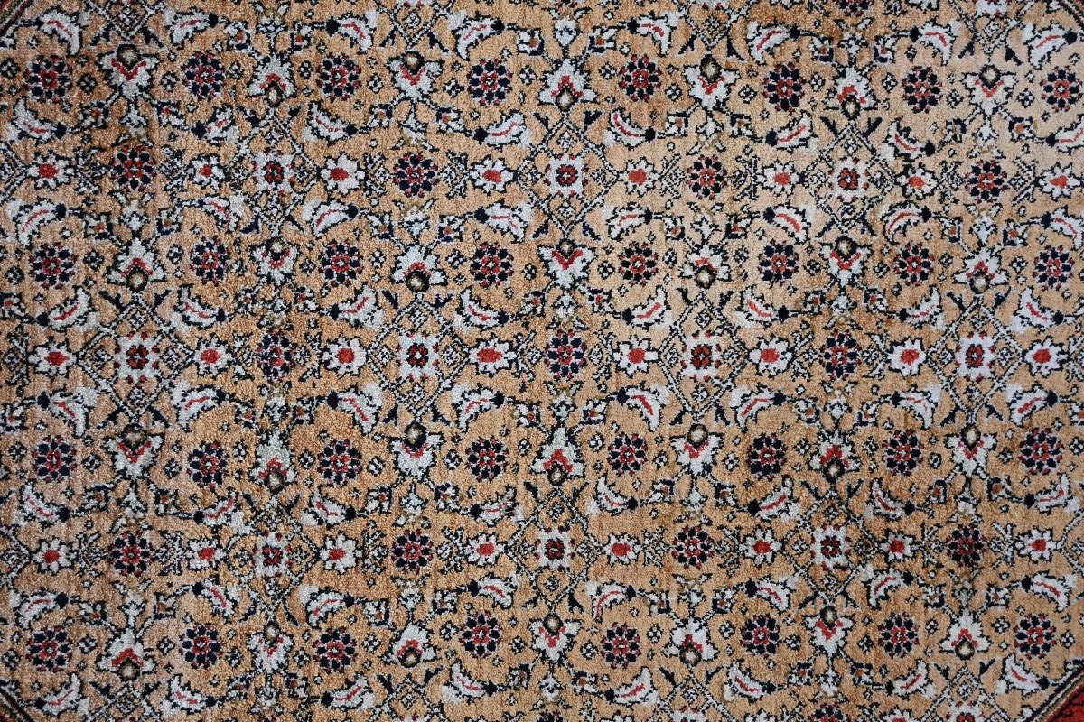 Ghoum Silk Carpet, Shah Period, Circa 1970 - N° 1667-photo-1