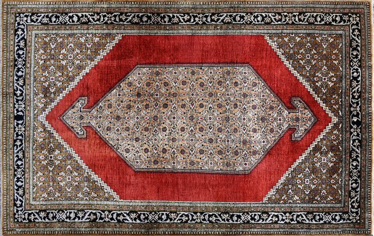 Ghoum Silk Carpet, Shah Period, Circa 1970 - N° 1667