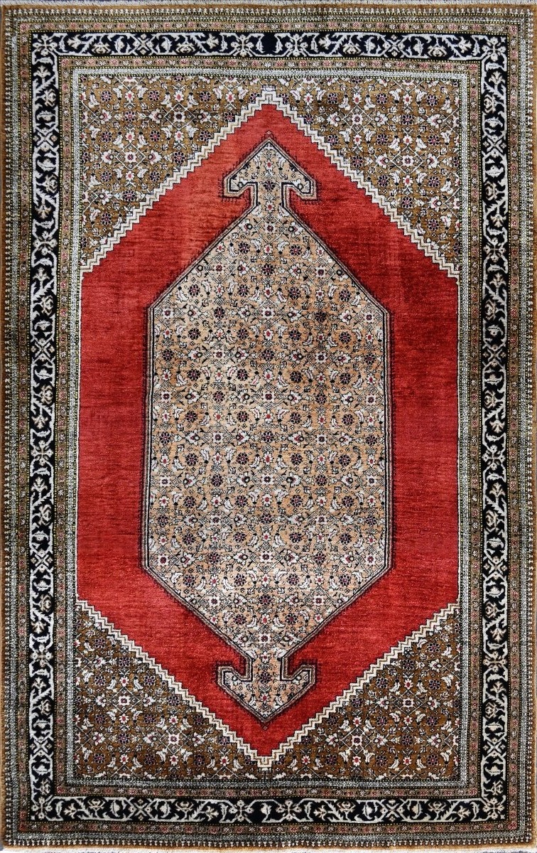 Ghoum Silk Carpet, Shah Period, Circa 1970 - N° 1667