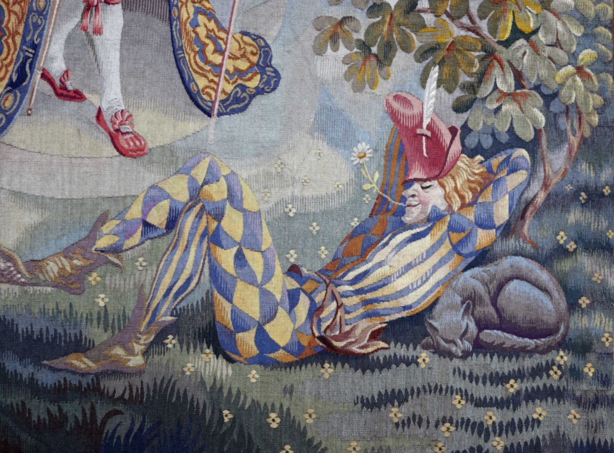 19th-century Aubusson Tapestry – The Seven Deadly Sins – 220 L × 170 H Cm – Ref. 1689-photo-4
