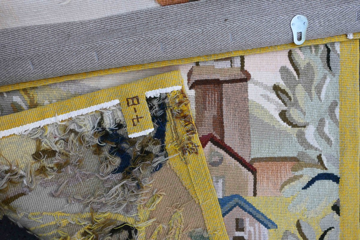 Robert Four Aubusson Tapestry – "minoterie" By Sonia Prudhomme - 66lx79h - Ref. No.: 1674-photo-4