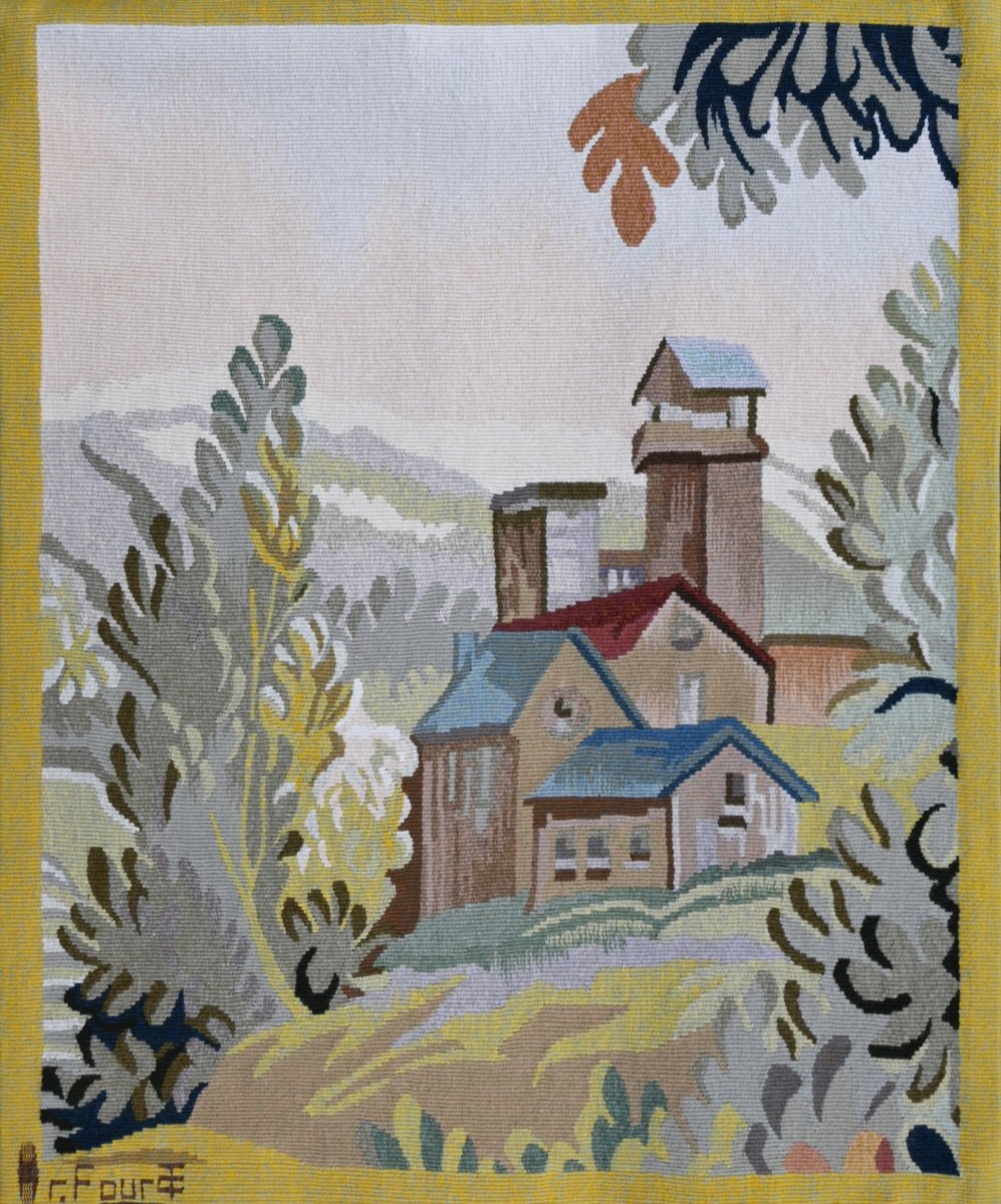 Robert Four Aubusson Tapestry – "minoterie" By Sonia Prudhomme - 66lx79h - Ref. No.: 1674