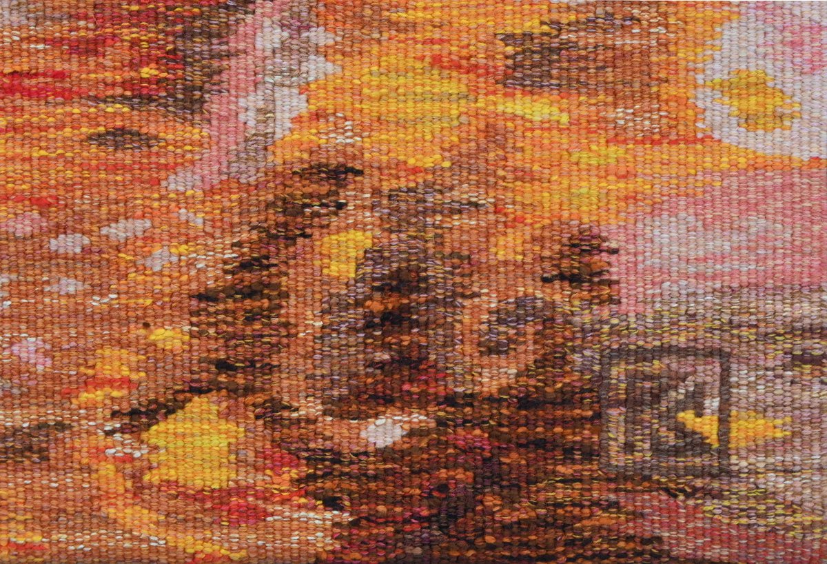 20th-century Aubusson Tapestry By Robert Four - "sur La Lande" By Patrick Subias - 123l X 105h - No. 1666-photo-4