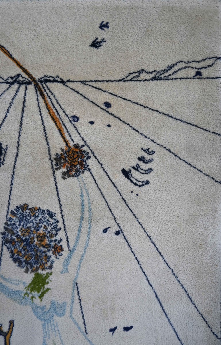 Tapis « Alice au Pays des Merveilles » – Salvador Dalí – Ege Axminster A/S, 1977 - N° 1664-photo-2