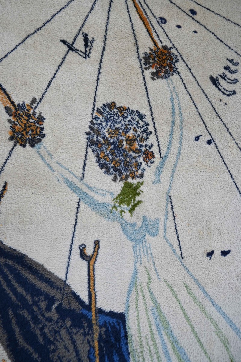 Tapis « Alice au Pays des Merveilles » – Salvador Dalí – Ege Axminster A/S, 1977 - N° 1664-photo-3