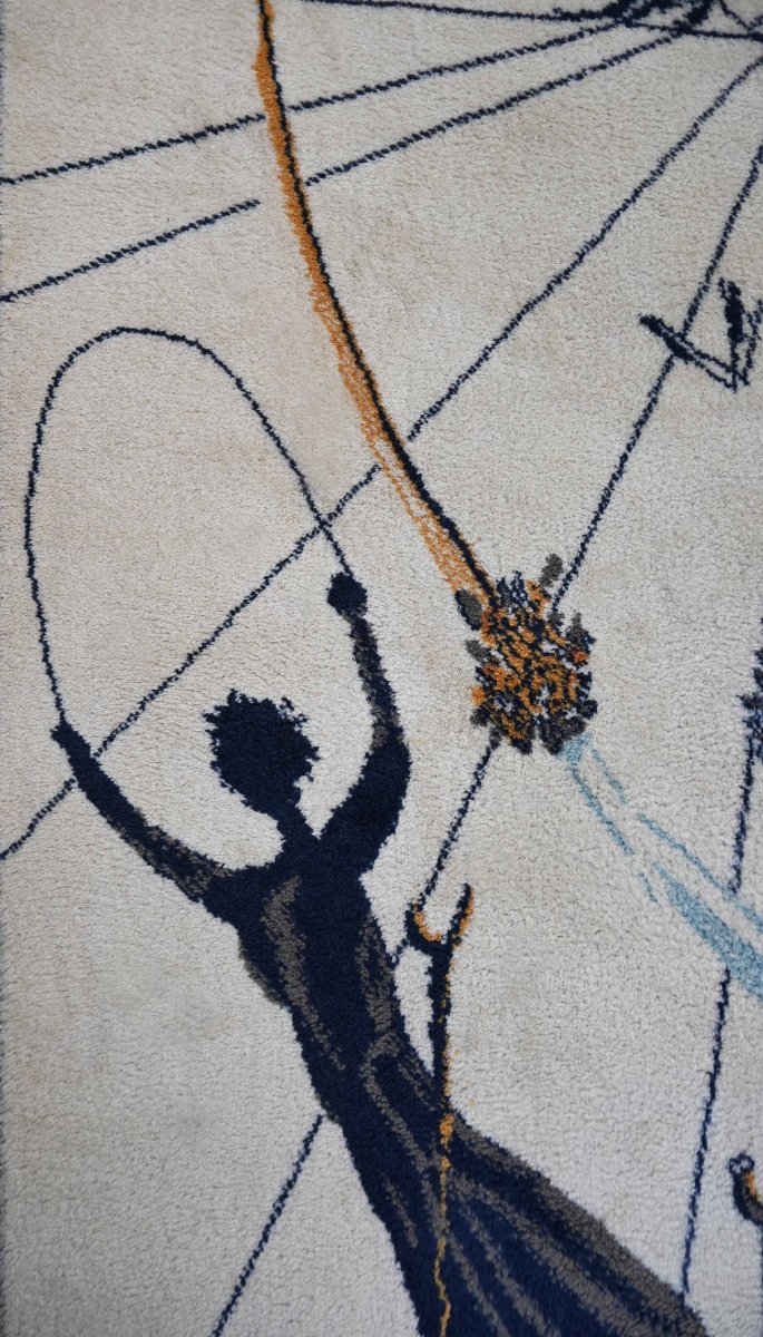 Tapis « Alice au Pays des Merveilles » – Salvador Dalí – Ege Axminster A/S, 1977 - N° 1664-photo-3