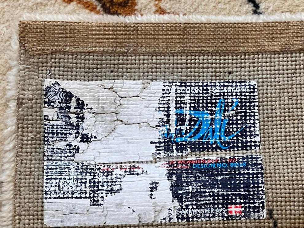 Tapis « Alice au Pays des Merveilles » – Salvador Dalí – Ege Axminster A/S, 1977 - N° 1664-photo-6