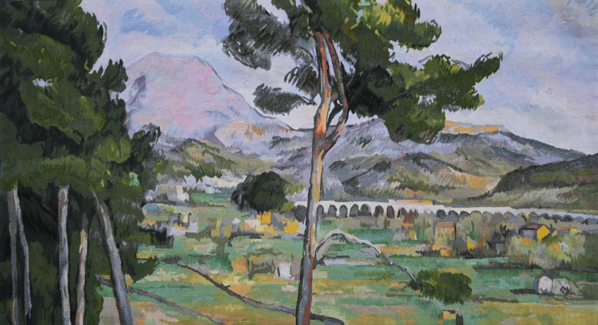 20th-century Aubusson Tapestry - Mount Sainte-victoire, Paul Cézanne – No. 1665