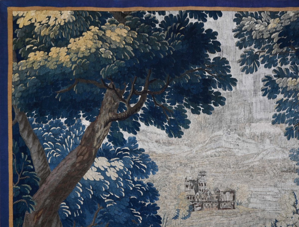 Tapisserie de la Manufacture Royale d'Aubusson XVIIIᵉ siècle – Scène pastorale – N° Réf. 1672-photo-4
