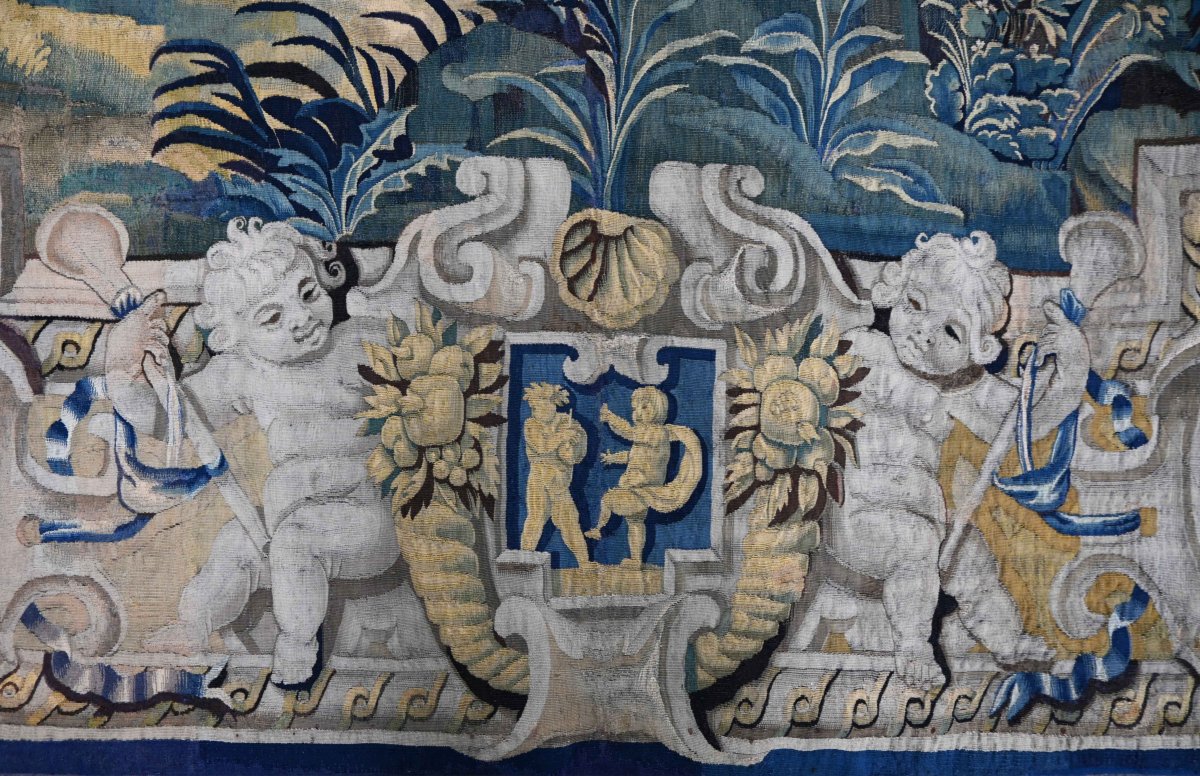 17th-century Tapestry From The Flanders Manufactory - Foliage With Birds, 2.45 M X 3.40 M - No. 1685-photo-3
