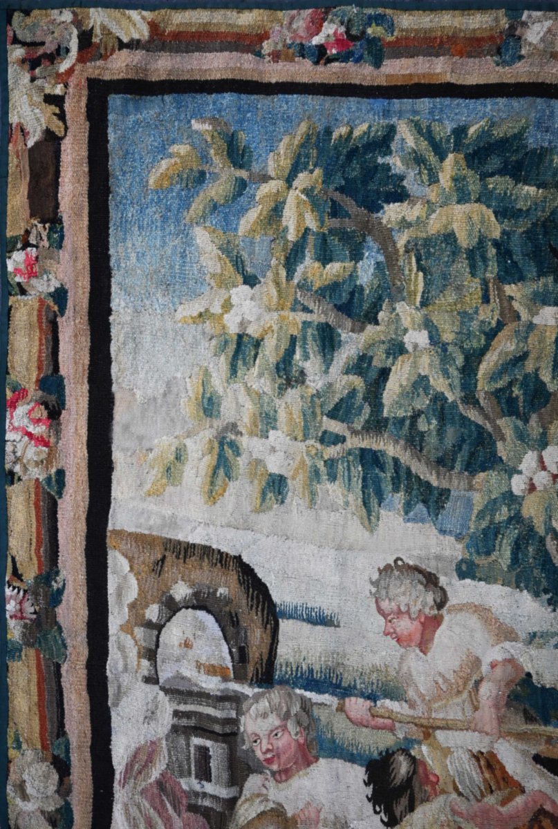 Tapisserie Scène de Boulangerie – Manufacture d'Aubusson, XVIIIᵉ siècle - N° 1153-photo-3
