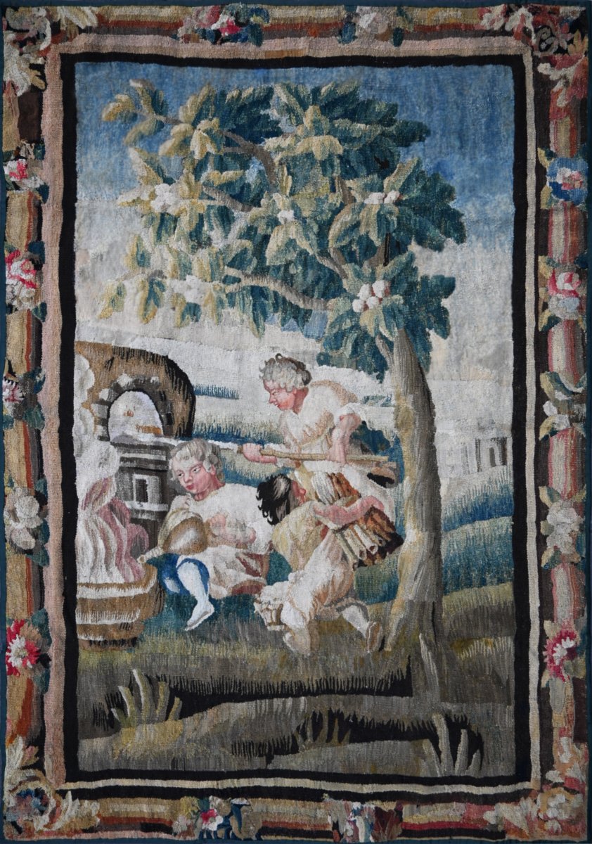 Tapisserie Scène de Boulangerie – Manufacture d'Aubusson, XVIIIᵉ siècle - N° 1153