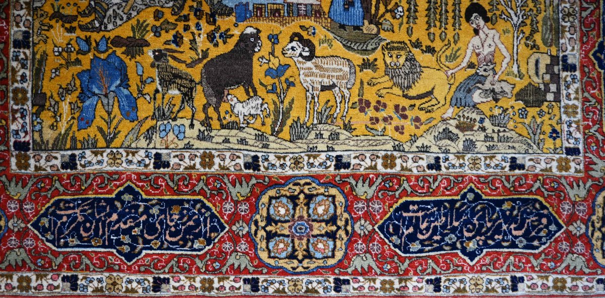 Tapis d'époque Shah – Tebriz, Nord-Ouest de la Perse, vers 1940 - 290x160cm- N° 1698-photo-3