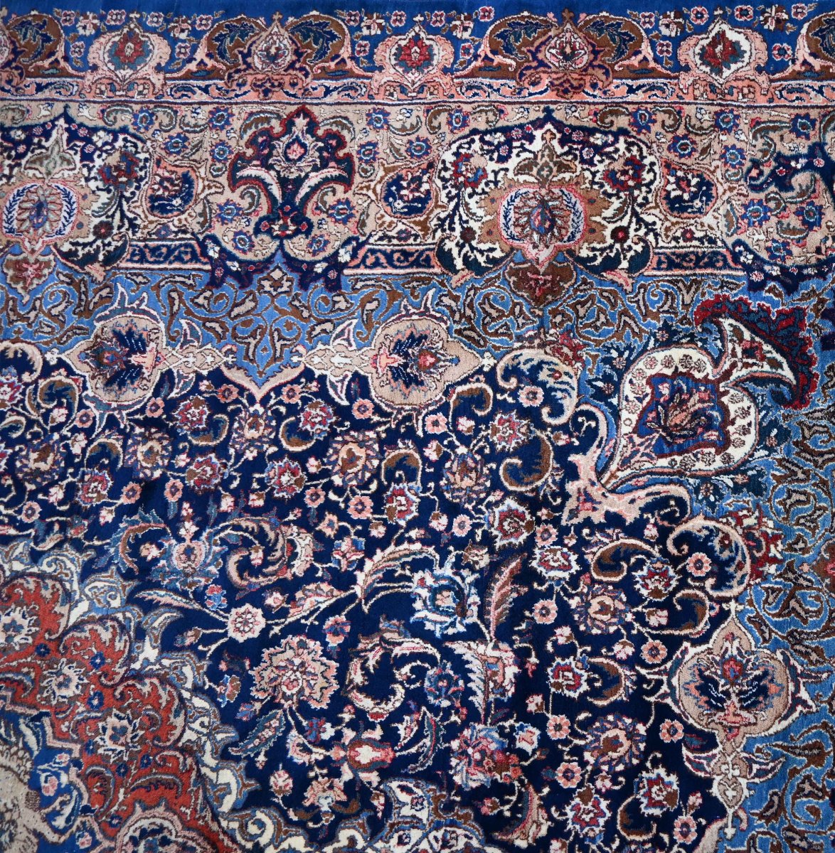 Tapis Époque du Shah – Kashmar, Vers 1920 - Laine sur coton – 300 × 400 cm - N° 1647-photo-4