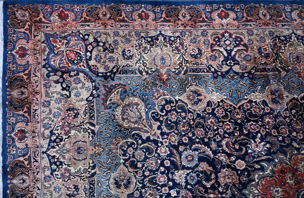 Tapis Époque du Shah – Kashmar, Vers 1920 - Laine sur coton – 300 × 400 cm - N° 1647-photo-4