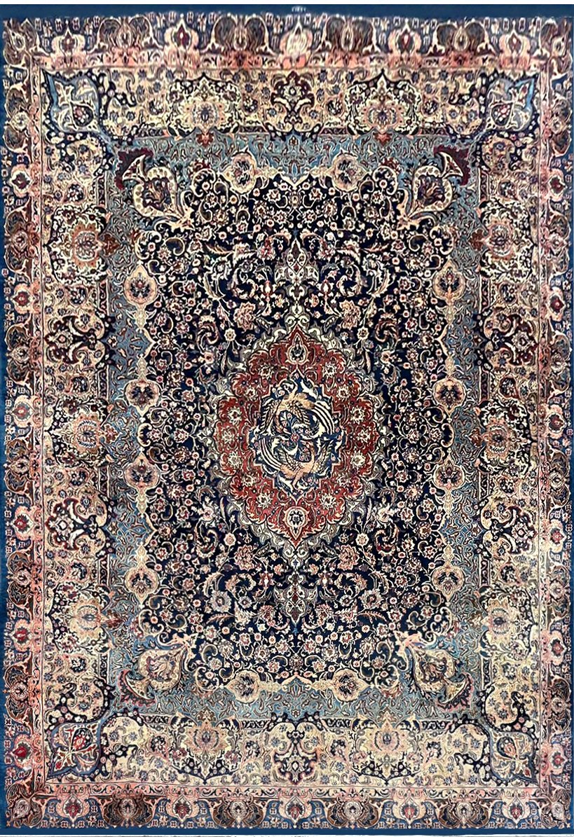 Tapis Époque du Shah – Kashmar, Vers 1920 - Laine sur coton – 300 × 400 cm - N° 1647