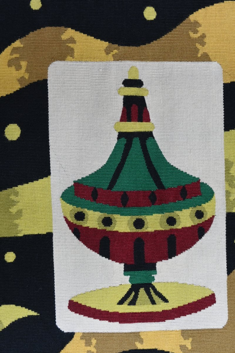 Jean Picart Le Doux, "savings" — Aubusson Tapestry By Atelier Pinton, 1 Of 6, L5m00 X H2m00 — No. 1437-photo-4