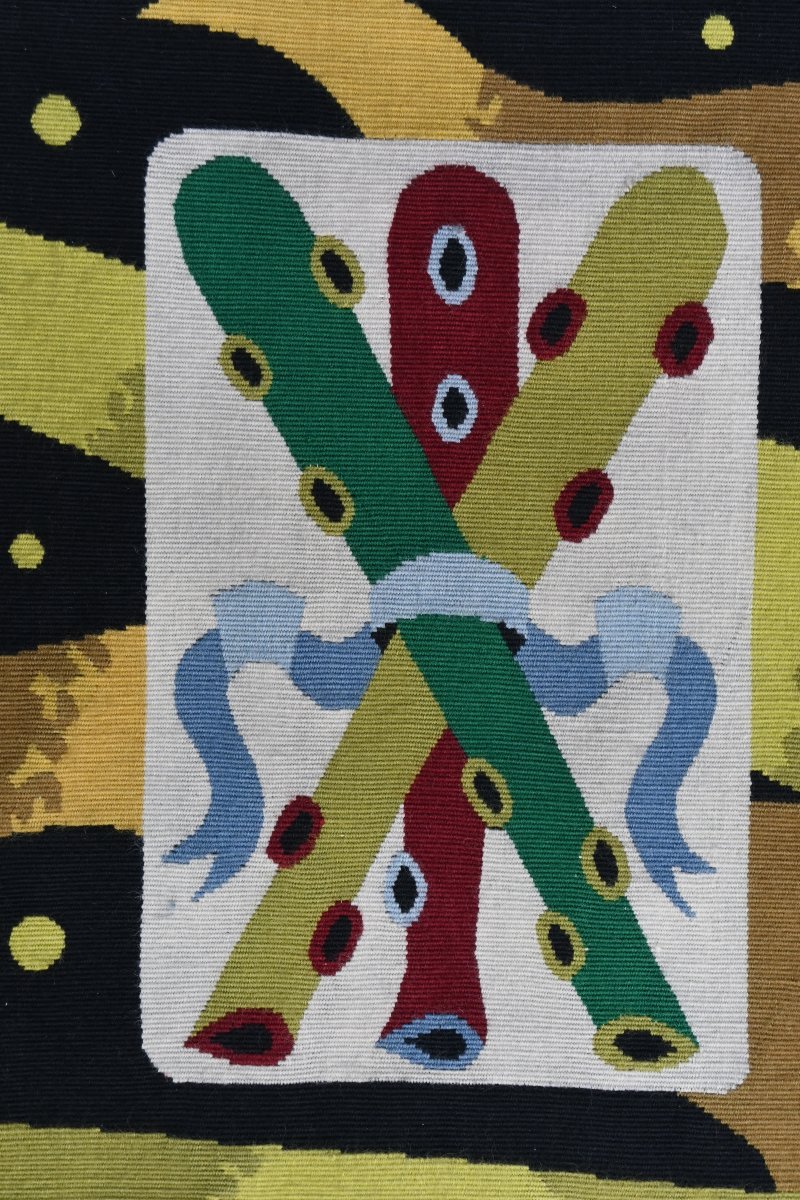 Jean Picart Le Doux, "savings" — Aubusson Tapestry By Atelier Pinton, 1 Of 6, L5m00 X H2m00 — No. 1437-photo-2