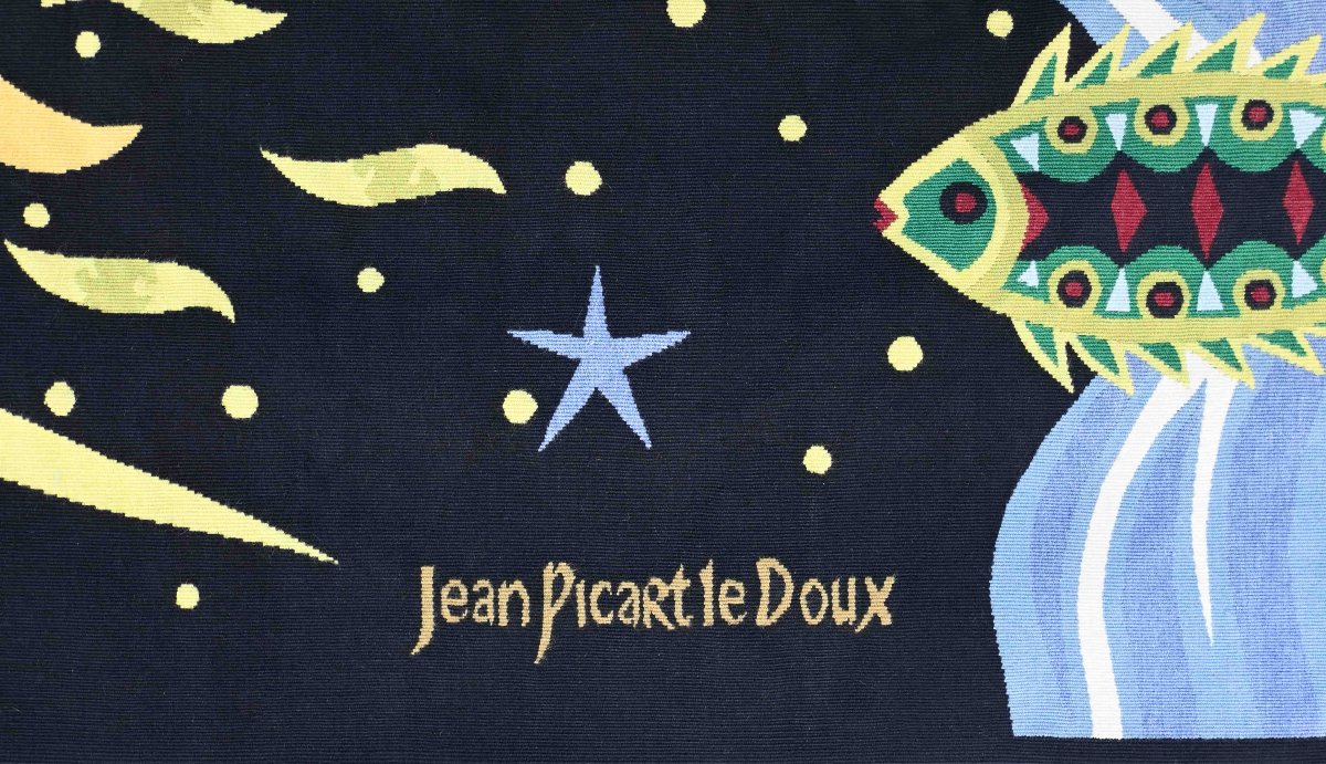 Jean Picart Le Doux, "savings" — Aubusson Tapestry By Atelier Pinton, 1 Of 6, L5m00 X H2m00 — No. 1437-photo-3