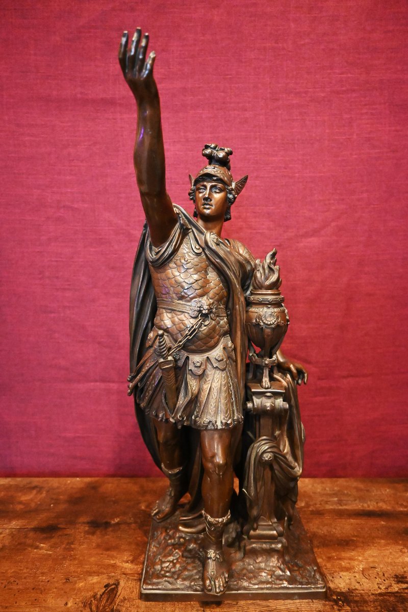 L. Grégoire - Bronze Cast With A Nuanced Brown Patina - 19th-century Sculpture - No. 1715-photo-3
