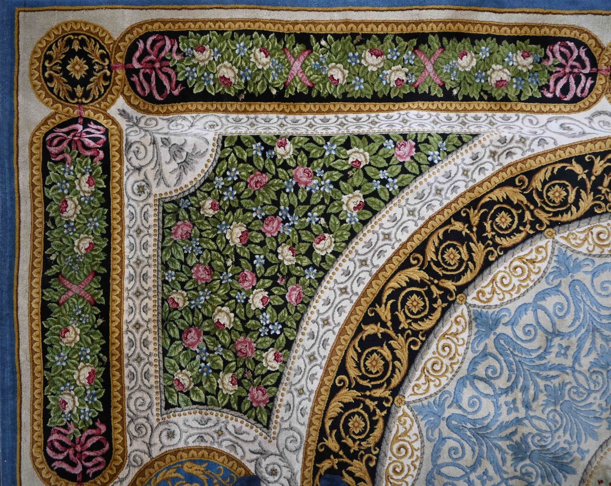 Rug From The Manufacture De La Savonnerie, Circa 1950 - No. 1609-photo-2