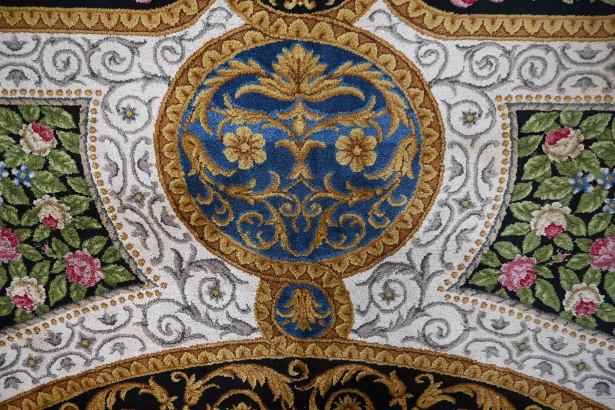 Rug From The Manufacture De La Savonnerie, Circa 1950 - No. 1609-photo-4