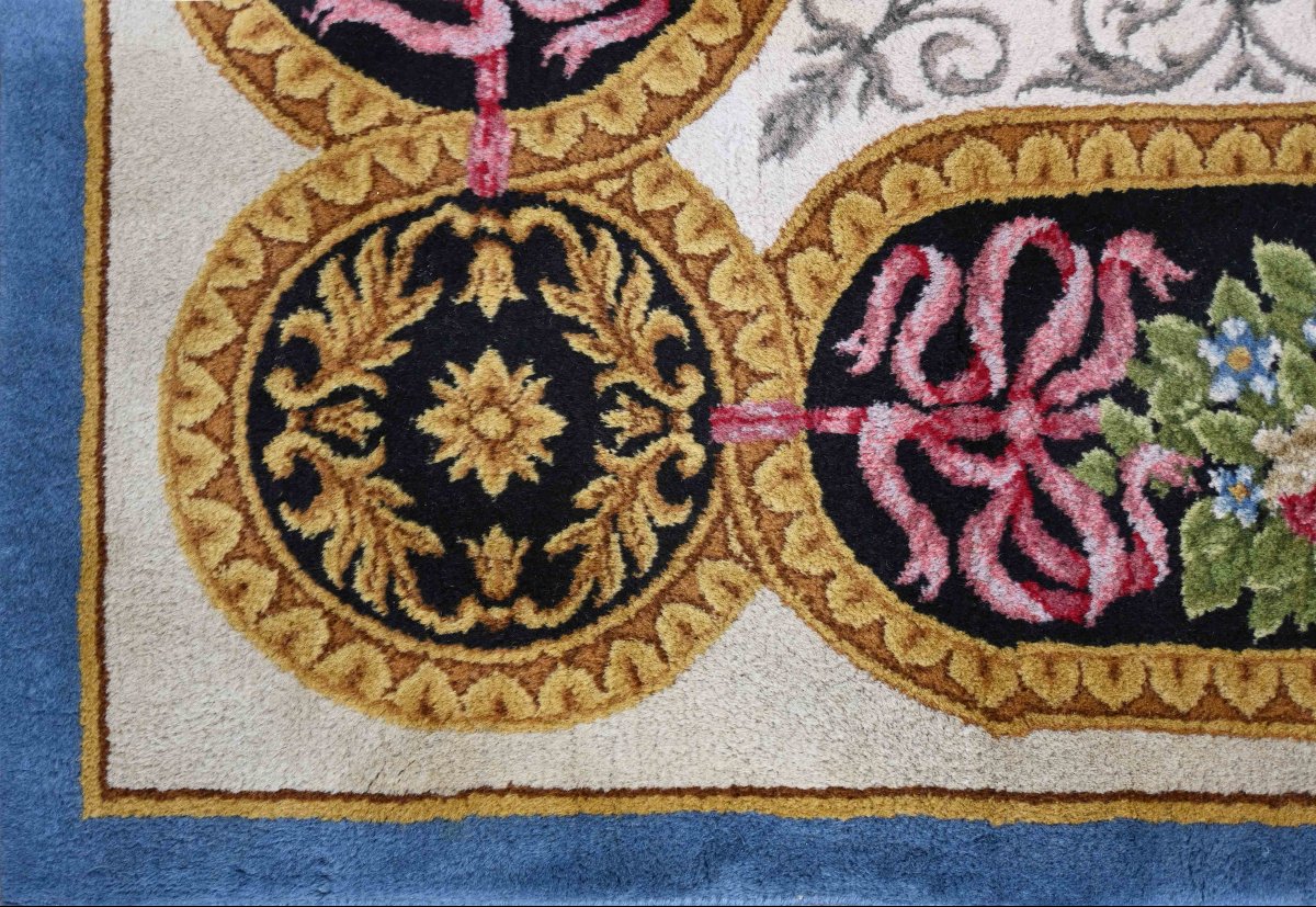 Rug From The Manufacture De La Savonnerie, Circa 1950 - No. 1609-photo-1