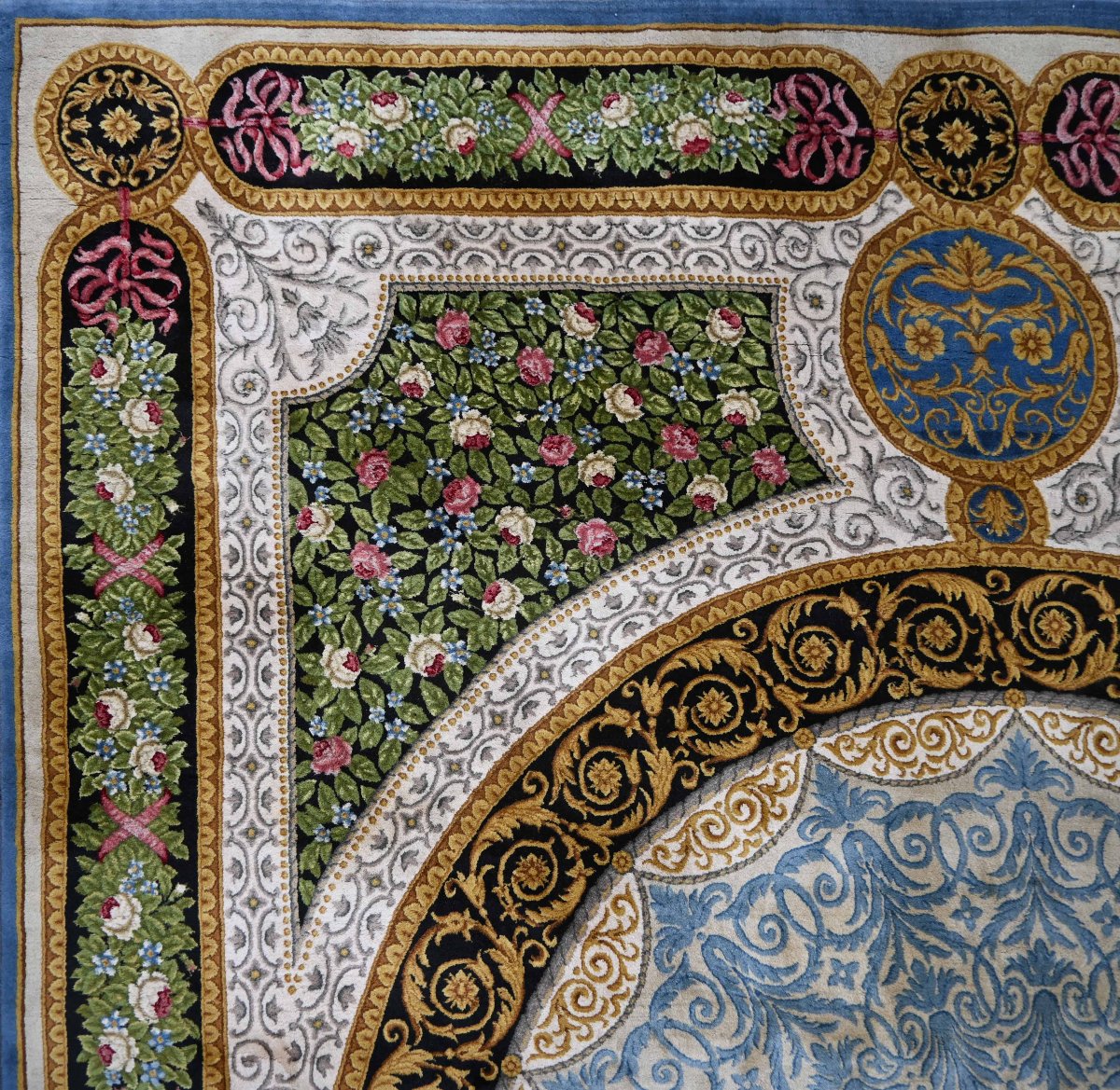 Rug From The Manufacture De La Savonnerie, Circa 1950 - No. 1609-photo-4