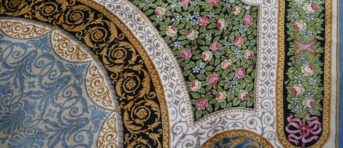 Rug From The Manufacture De La Savonnerie, Circa 1950 - No. 1609-photo-7