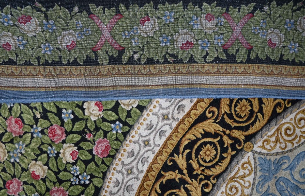 Rug From The Manufacture De La Savonnerie, Circa 1950 - No. 1609-photo-8