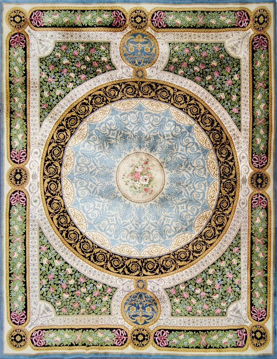 Rug From The Manufacture De La Savonnerie, Circa 1950 - No. 1609