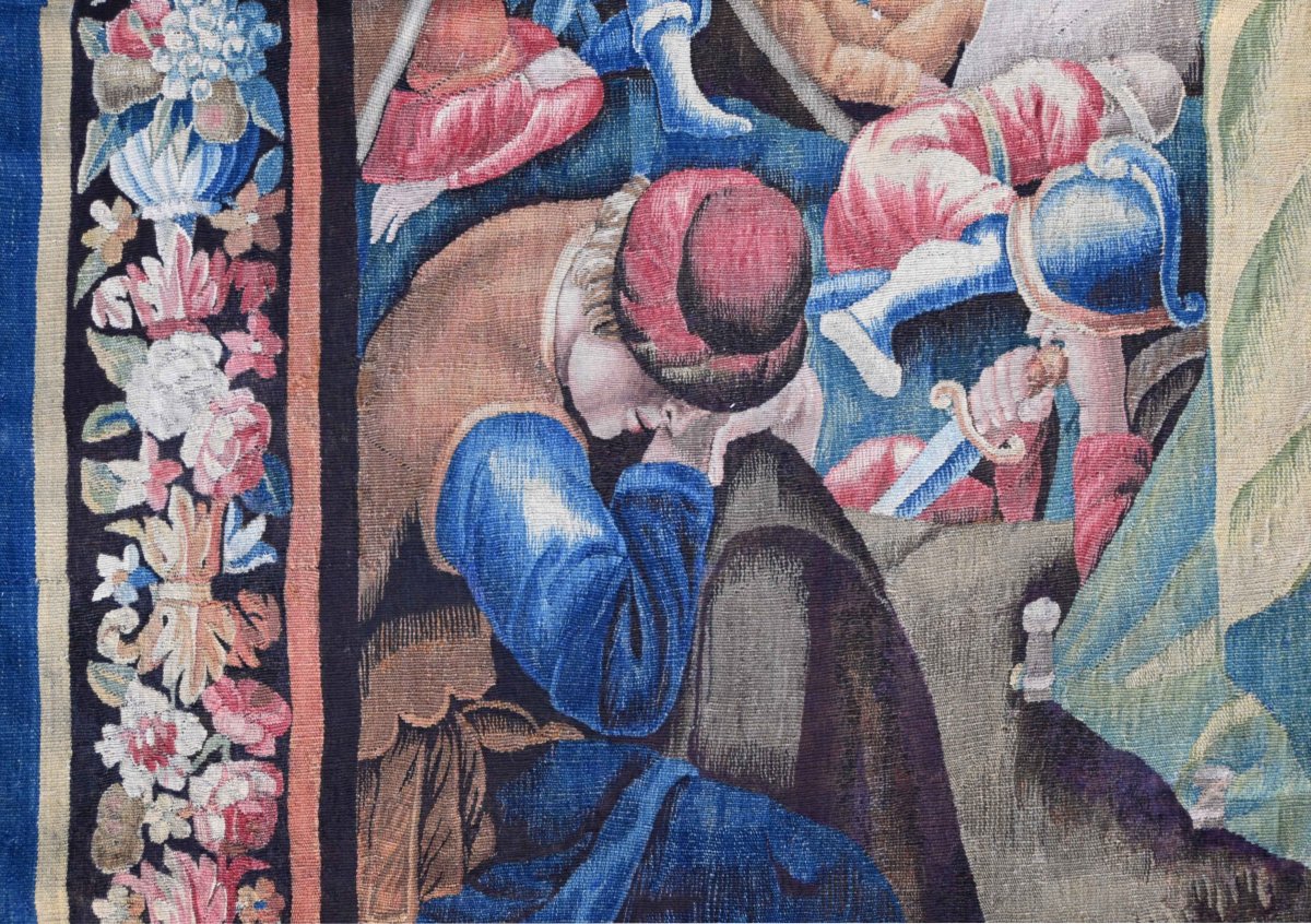 17th-century Tapestry From The Royal Manufactory Of Aubusson – Judith And Holofernes – No. 1708-photo-2
