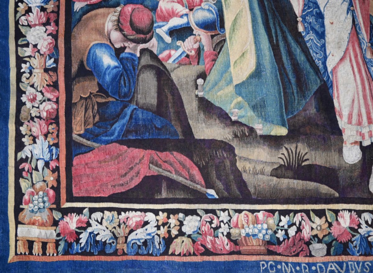 17th-century Tapestry From The Royal Manufactory Of Aubusson – Judith And Holofernes – No. 1708-photo-4
