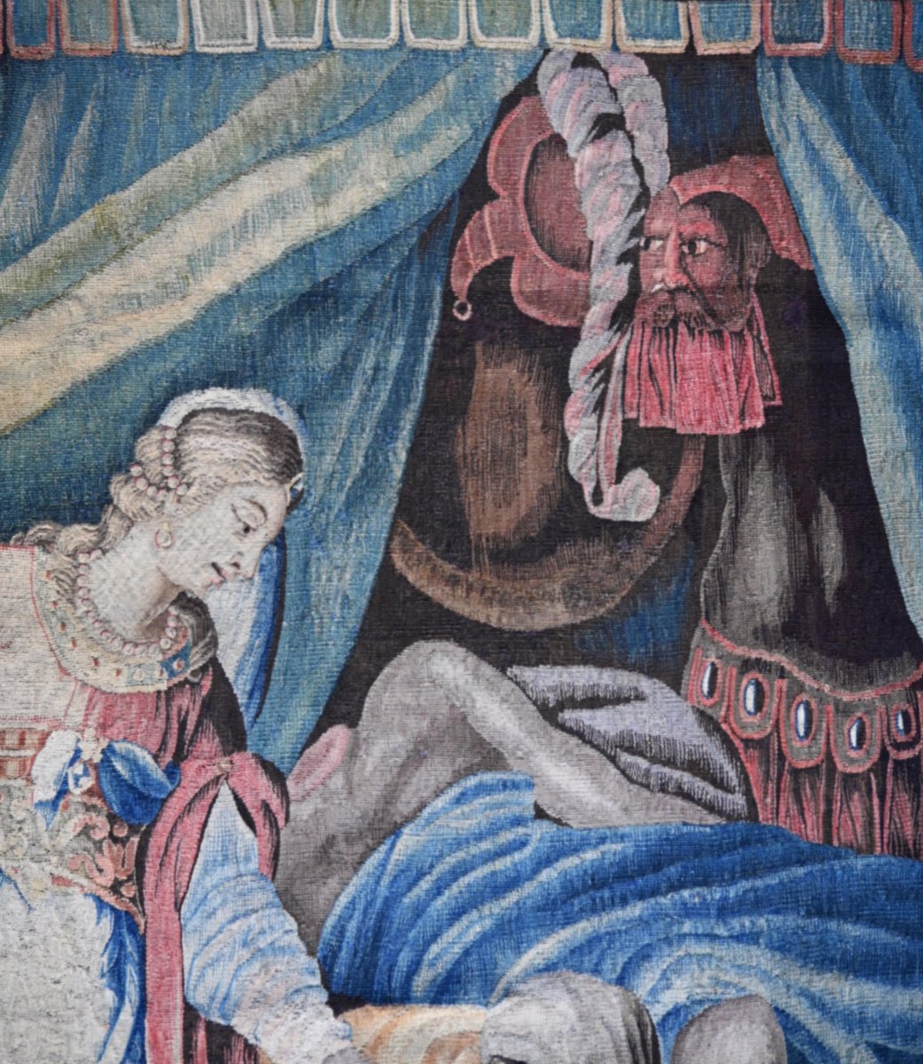 17th-century Tapestry From The Royal Manufactory Of Aubusson – Judith And Holofernes – No. 1708-photo-3
