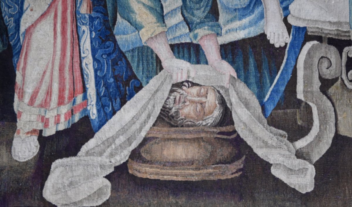 17th-century Tapestry From The Royal Manufactory Of Aubusson – Judith And Holofernes – No. 1708-photo-4