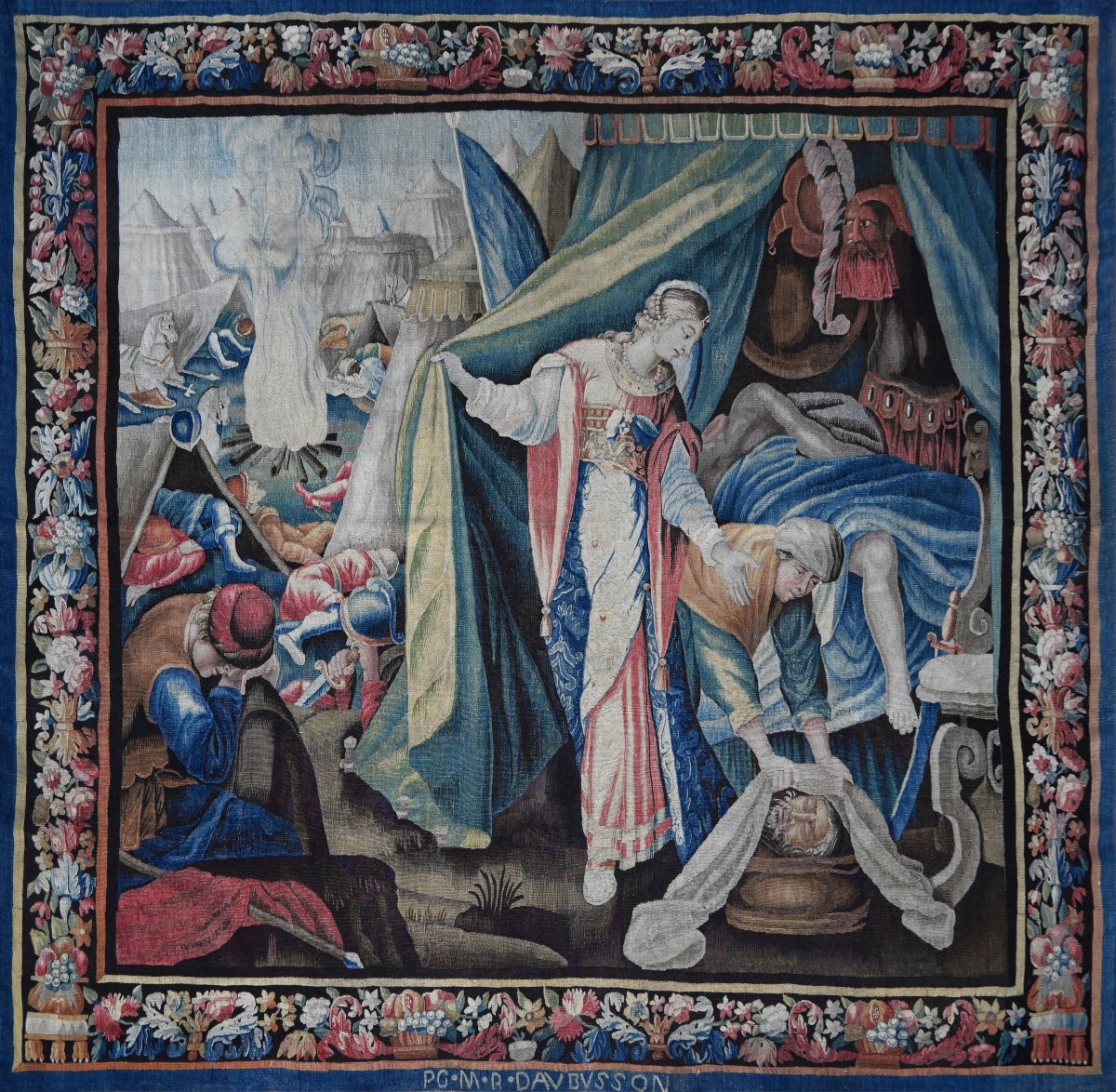 17th-century Tapestry From The Royal Manufactory Of Aubusson – Judith And Holofernes – No. 1708