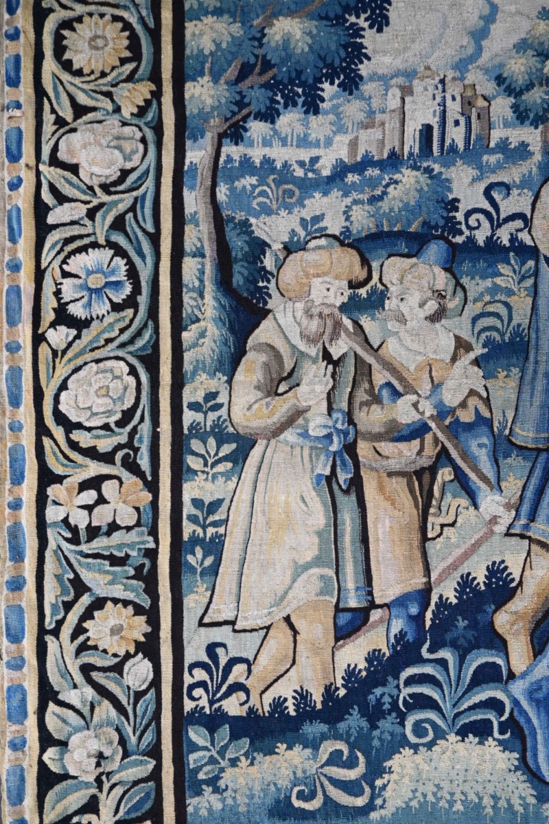 Tapisserie de la Manufacture des Flandres du XVIIe siècle - Joseph éprouve ses frères - N° 1702-photo-2