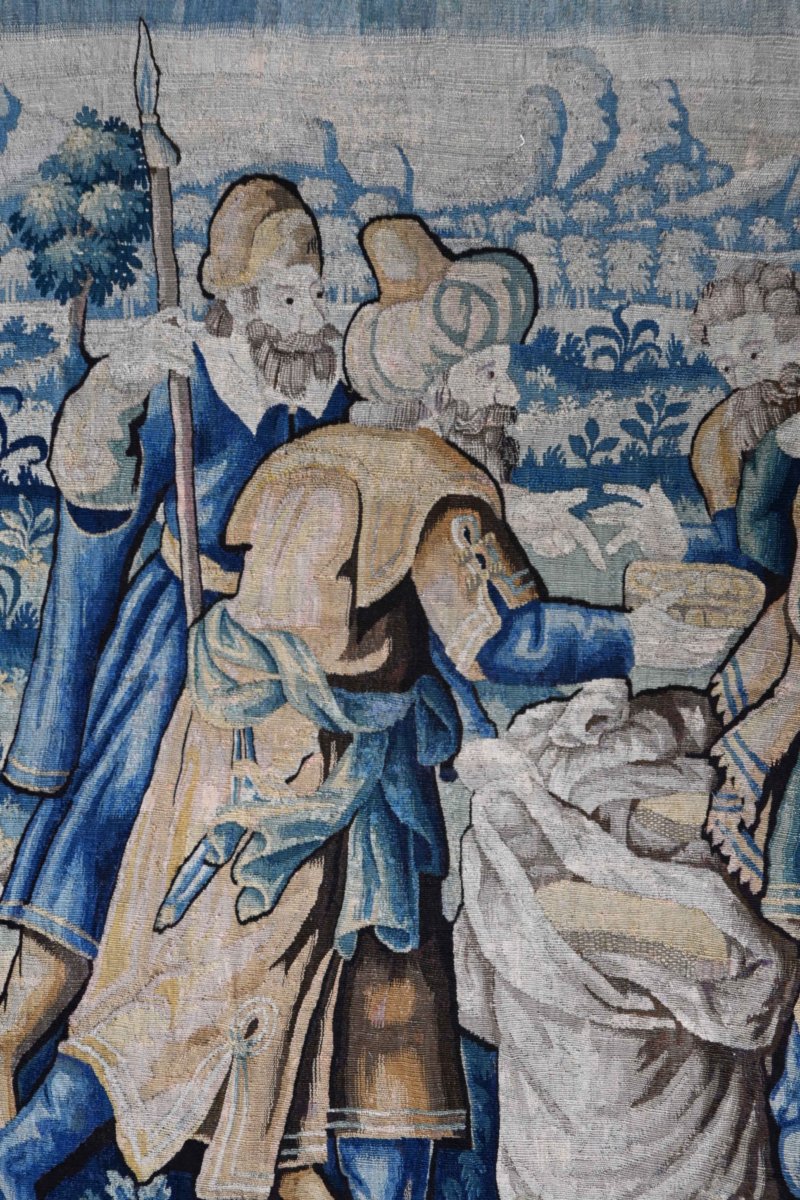 Tapisserie de la Manufacture des Flandres du XVIIe siècle - Joseph éprouve ses frères - N° 1702-photo-5
