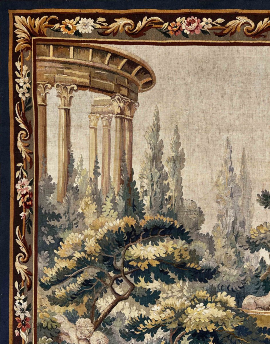 19th-century Tapestry From The Aubusson Manufactory, In The Style Of François Boucher - No. 1060-photo-2