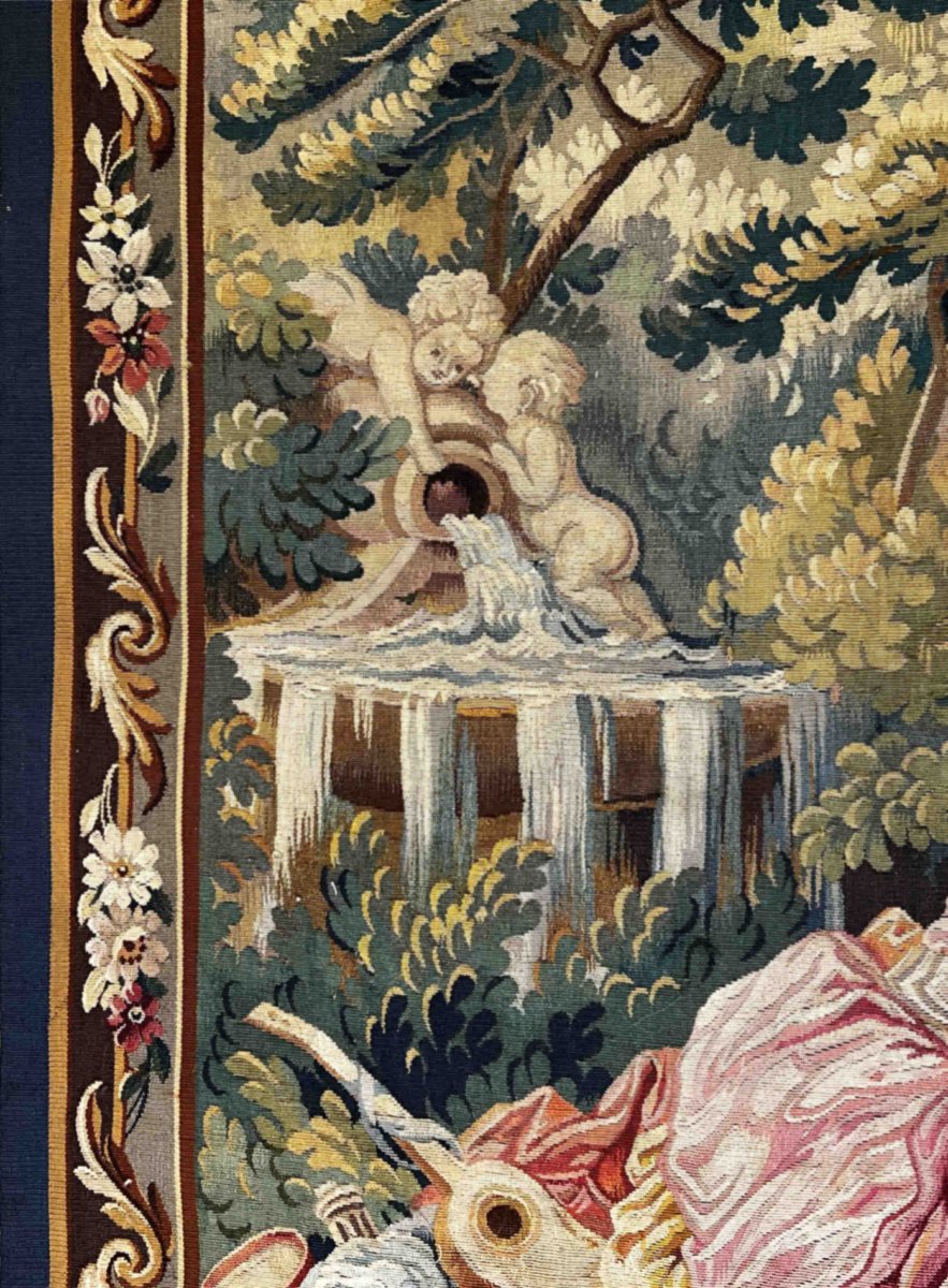 19th-century Tapestry From The Aubusson Manufactory, In The Style Of François Boucher - No. 1060-photo-5