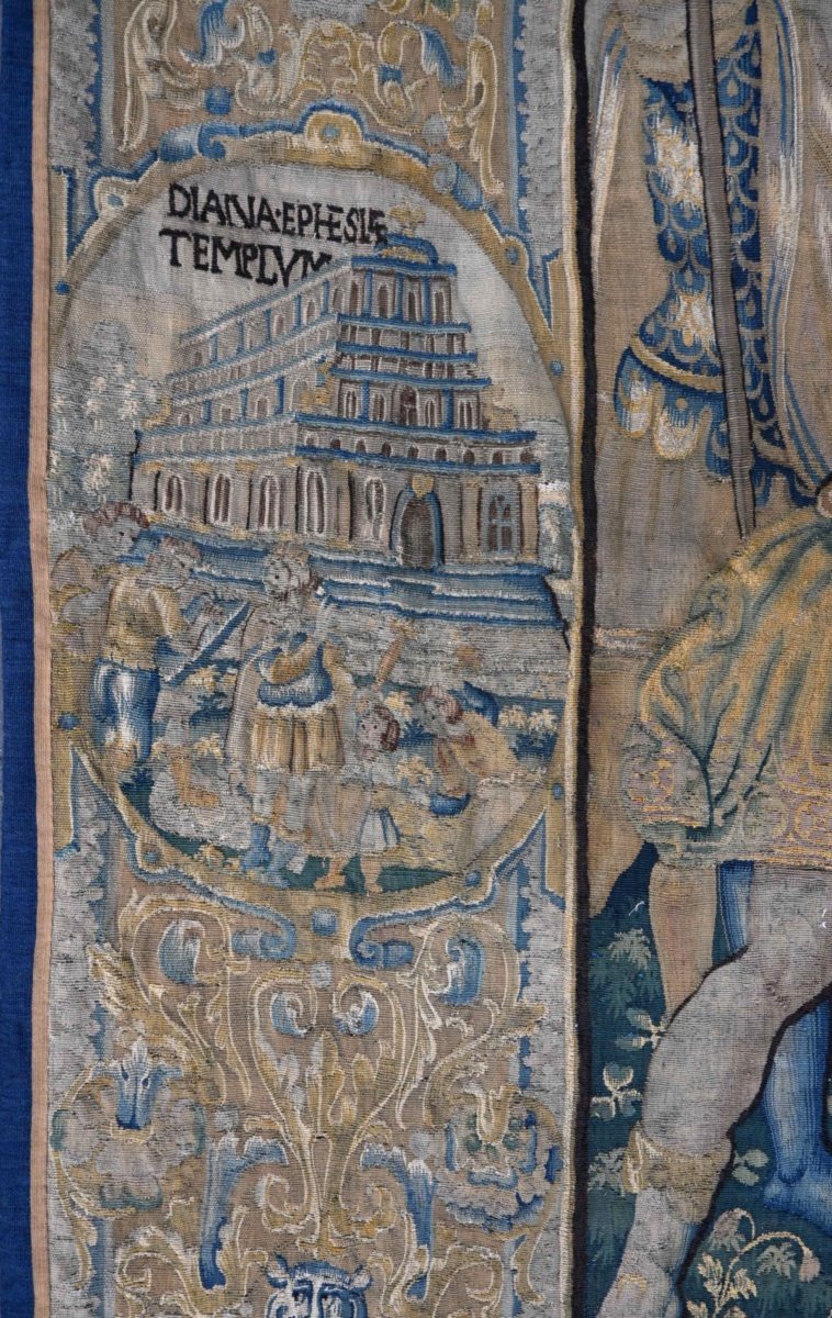 Tapisserie Audenarde vers 1600 – « Hasdrubal, frère d’Hannibal, aux mains des Romains" - N 1693-photo-4