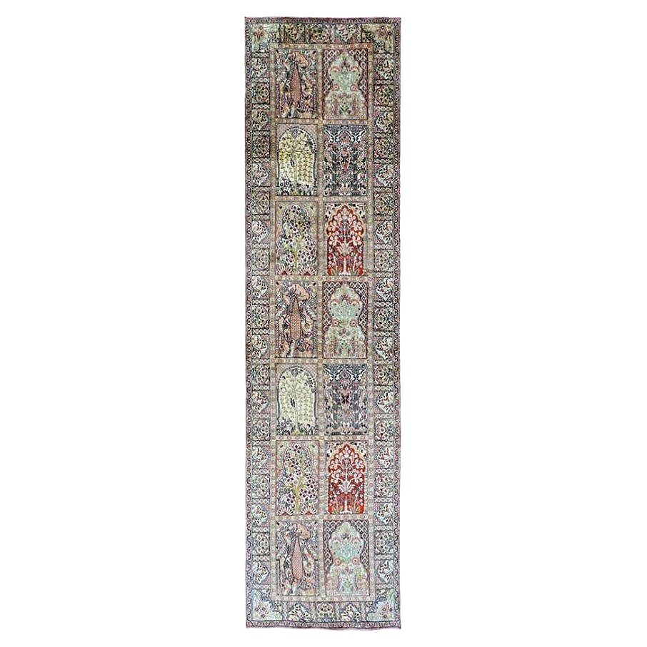 Hallway Rug - Silk On Silk – India (kashmir), Circa 1980 – No. 1681