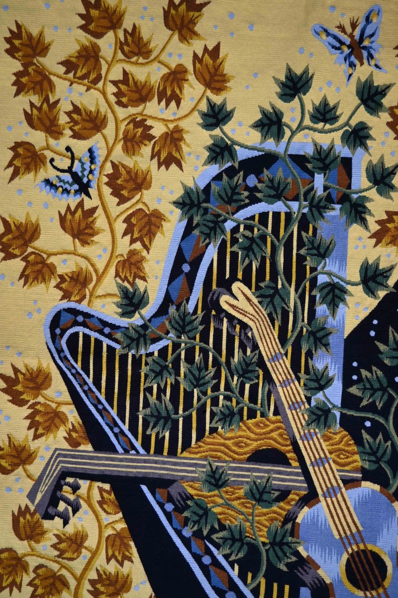 Jean Picart Le Doux, Concerto - Tapisserie Aubusson - N° 1545-photo-3