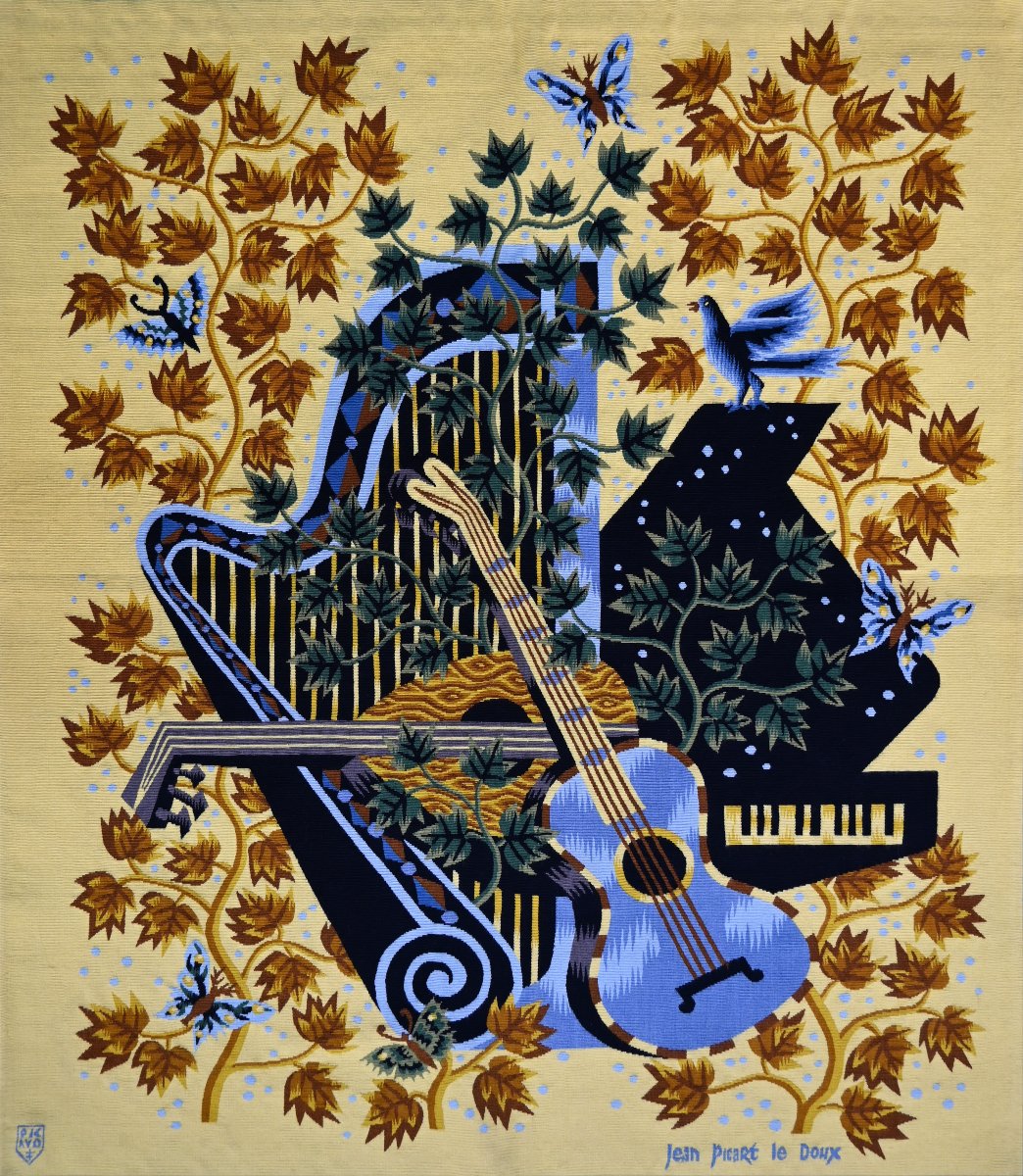 Jean Picart Le Doux, Concerto - Tapisserie Aubusson - N° 1545