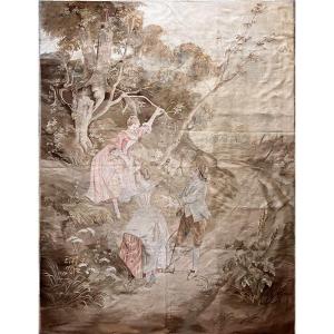 Aubusson Tapestry - XIX E. Century - 2m66hx2m06l - N° 1128